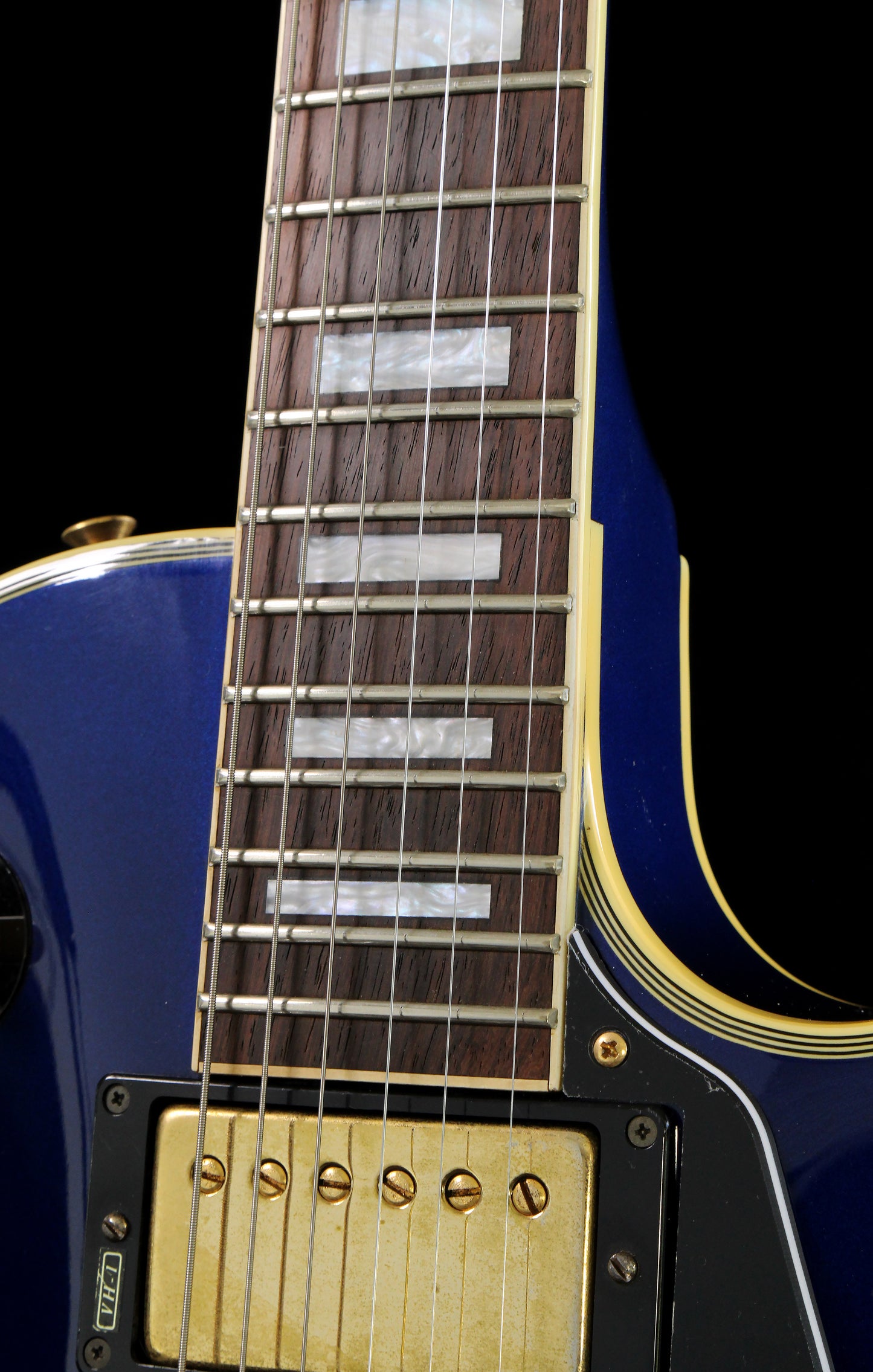 Burny RLC-70 Les Paul Custom MIJ Rare Special Store Run Metallic Midnight Blue