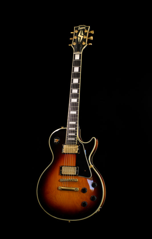 Burny RLC-70 Les Paul Custom MIJ Tobacco Sunburst