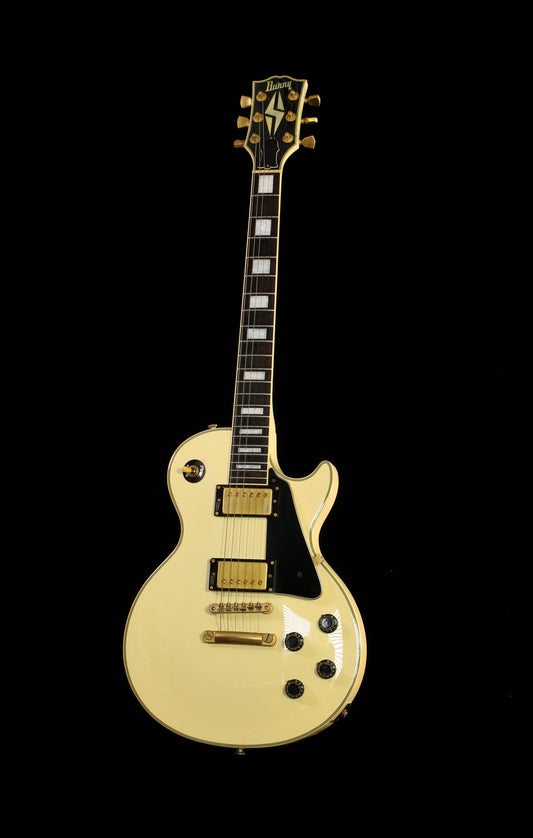 Burny RLC-70 Les Paul Custom MIJ Antique White