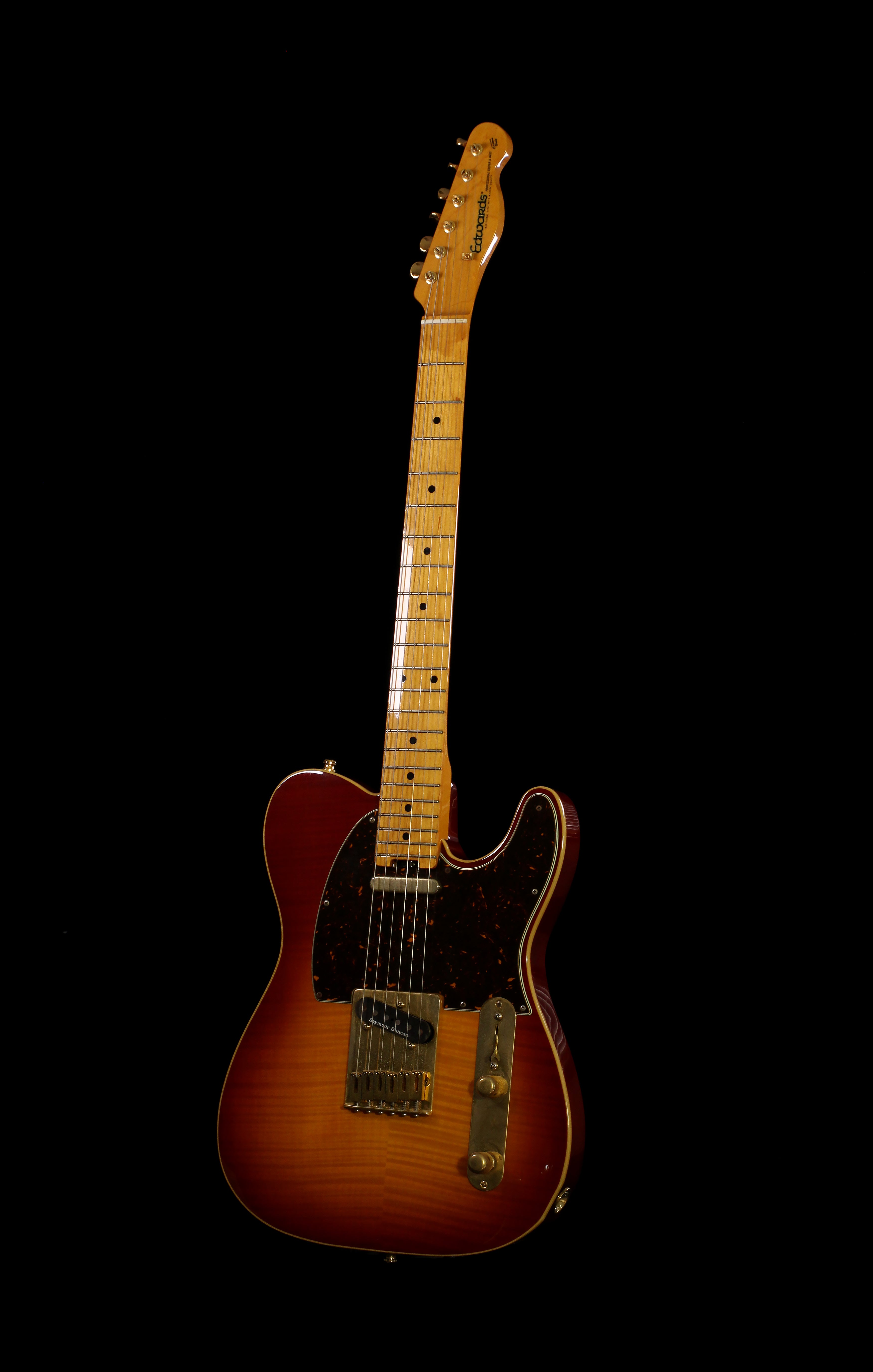 Edwards by ESP E-TE-105FM Telecaster Honey Sunburst 2015 Seymour Duncan  Pickups