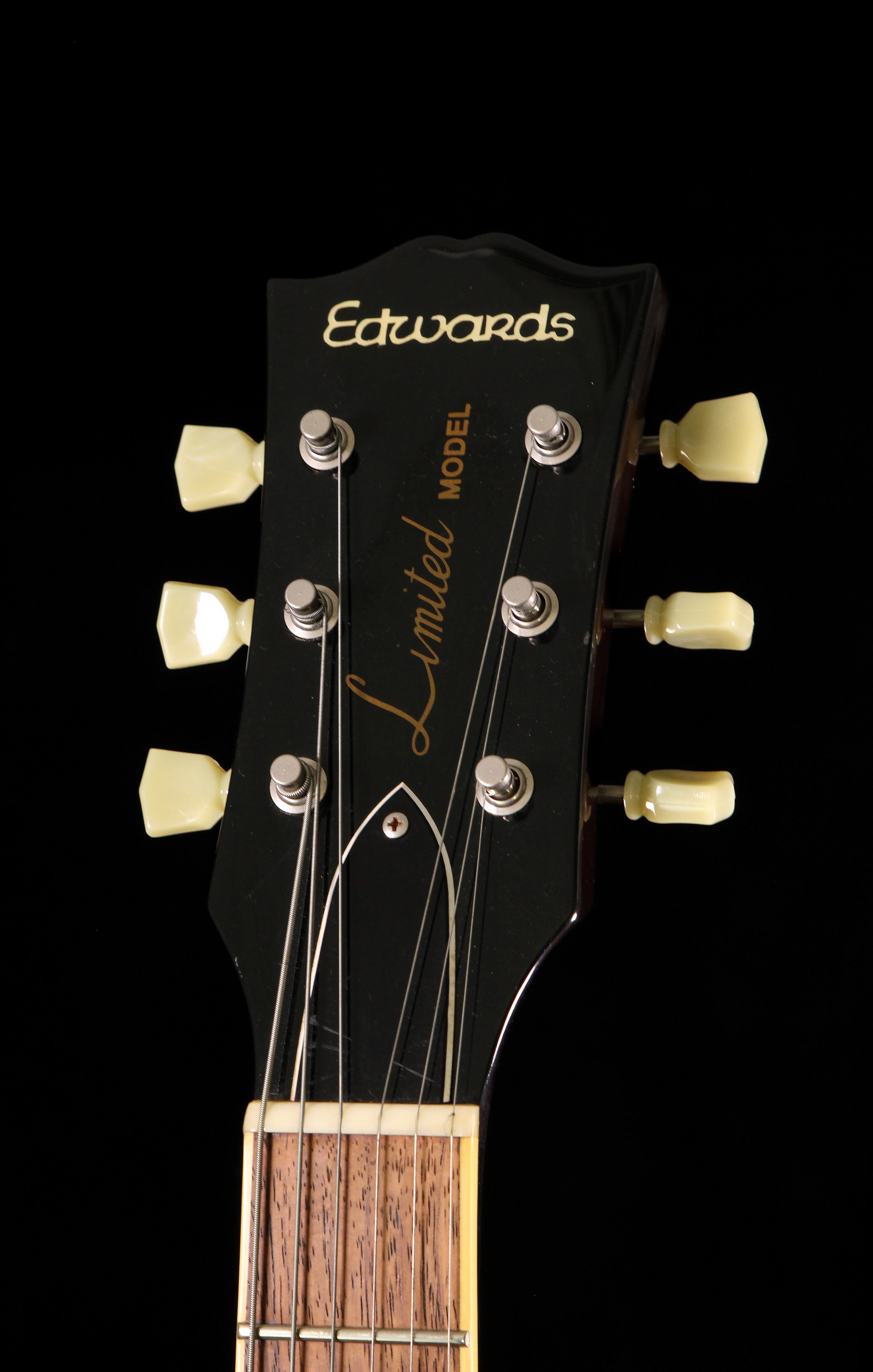 Edwards by ESP E-LP-92SD/QM Les Paul Transparent Ebony Seymour Duncan –  Soul Drifter Guitars