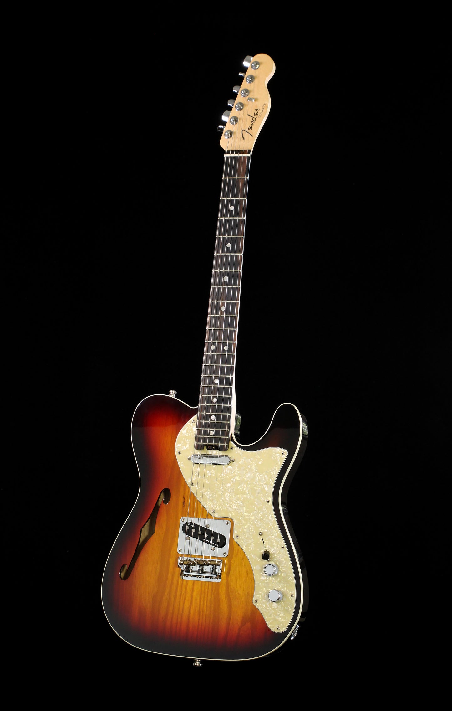 Fender American Elite Telecaster Thinline 3-Color Sunburst 2018