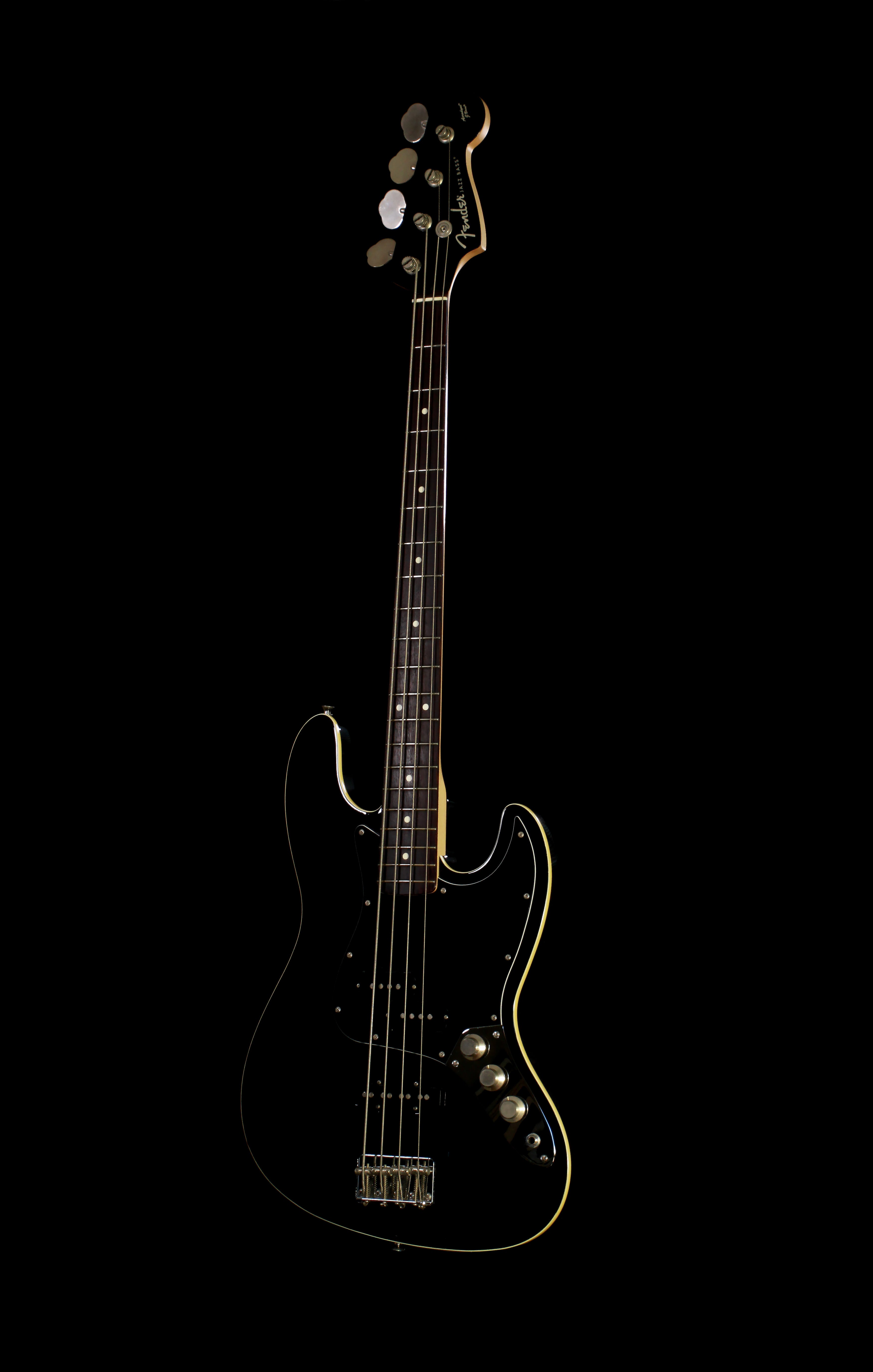 Fender Japan Aerodyne AJB Jazz Bass Black 2017 – Soul Drifter Guitars