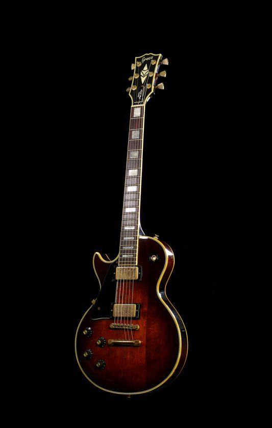 Greco EGC-600BS Super Real Lawsuit Les Paul Custom Tobacco Sunburst 1982