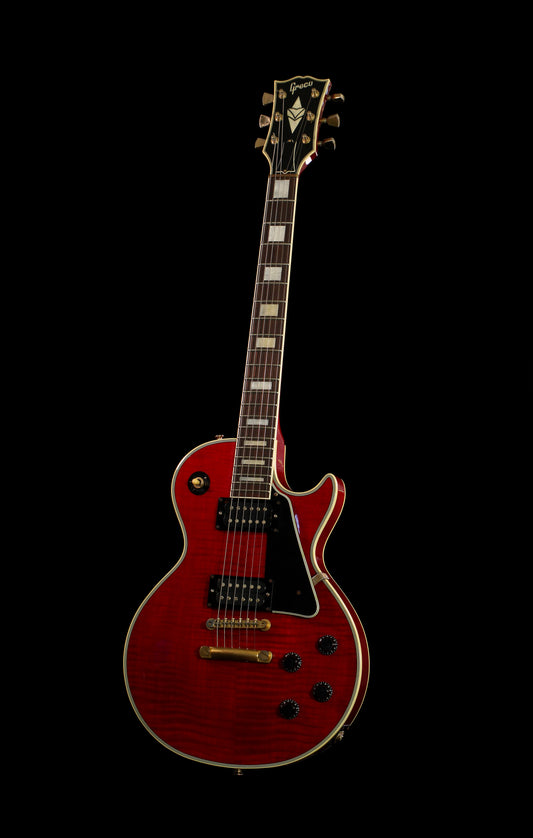 Greco EGC Les Paul Custom MIJ Transparent Wine Red 1987