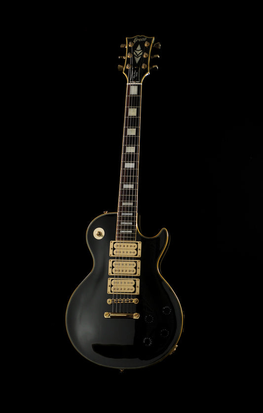 Greco EG-600P Triple Pickup Les Paul Ebony 1982