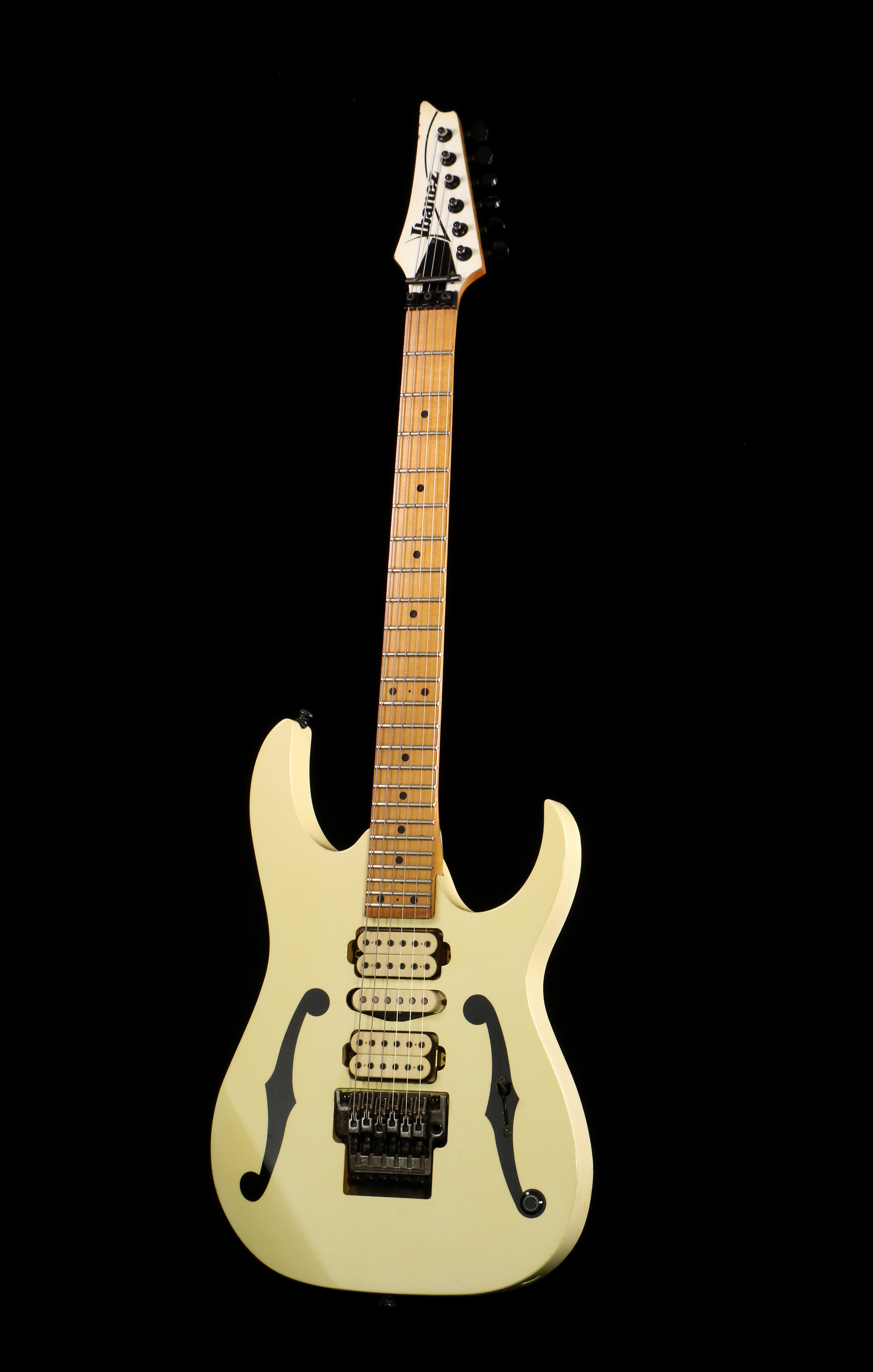 Ibanez PGM300 Paul Gilbert Signature MIJ White Edge Lo Pro – Soul Drifter  Guitars