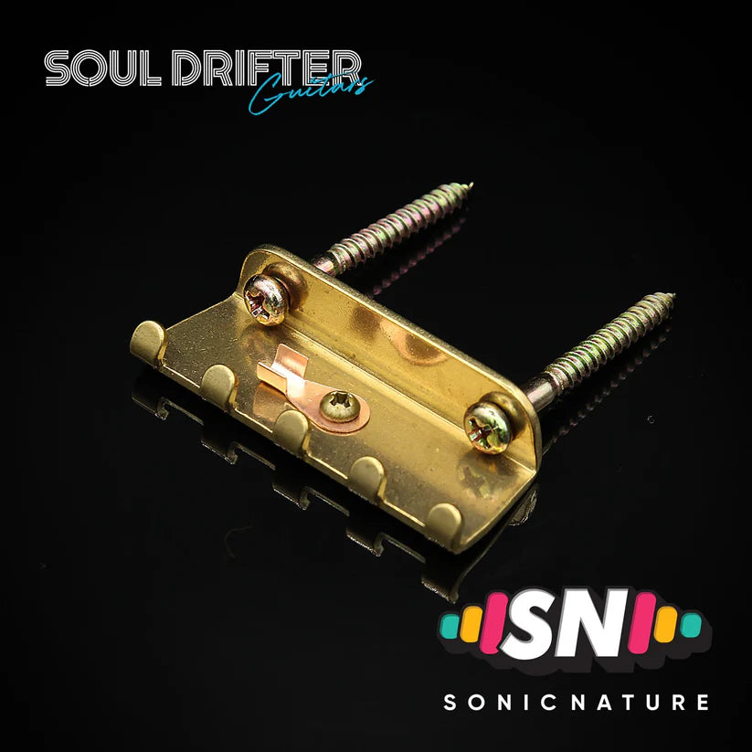 Sonic Nature NO-NOISE Tremolo Springs and Brass Claw Pack - Yellow