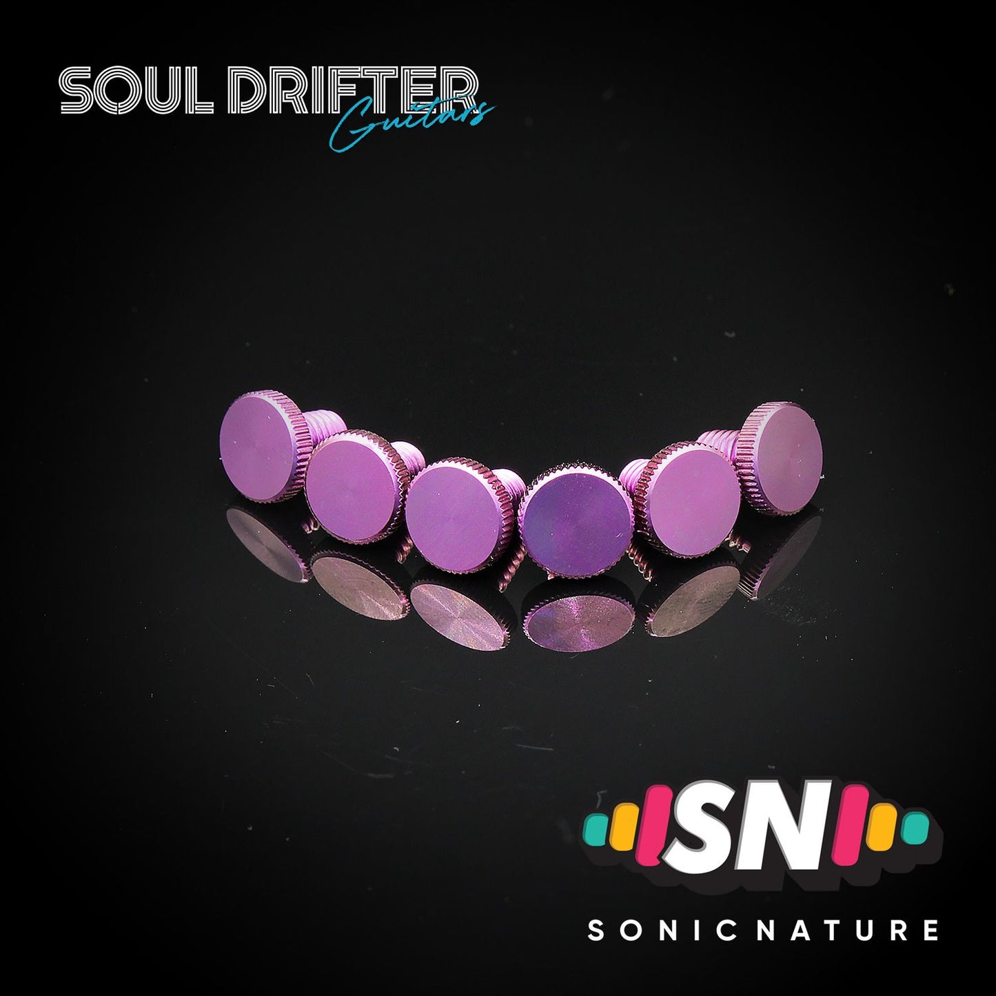 Sonic Nature GR5 Titanium Fine-Tuning Screws - Purple