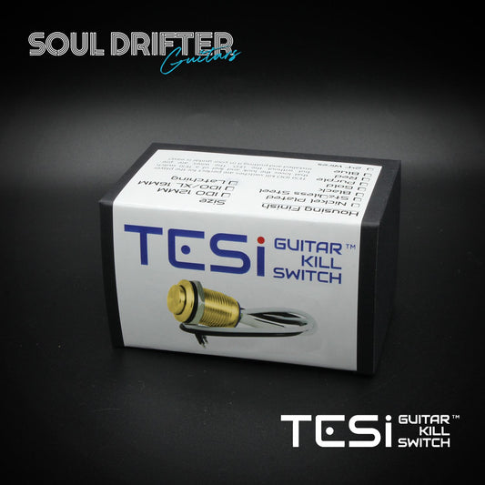 Tesi IDO 12mm Metal Momentary Push Button Guitar Kill Switch - Gold