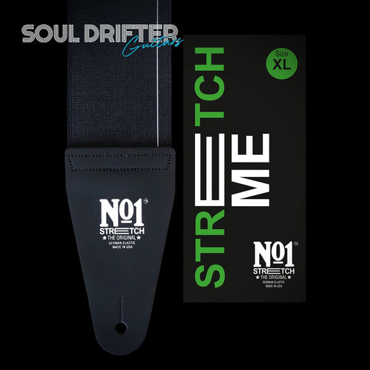 No 1 Stretch Guitar Strap - Extra Large (129 to 158 cm)