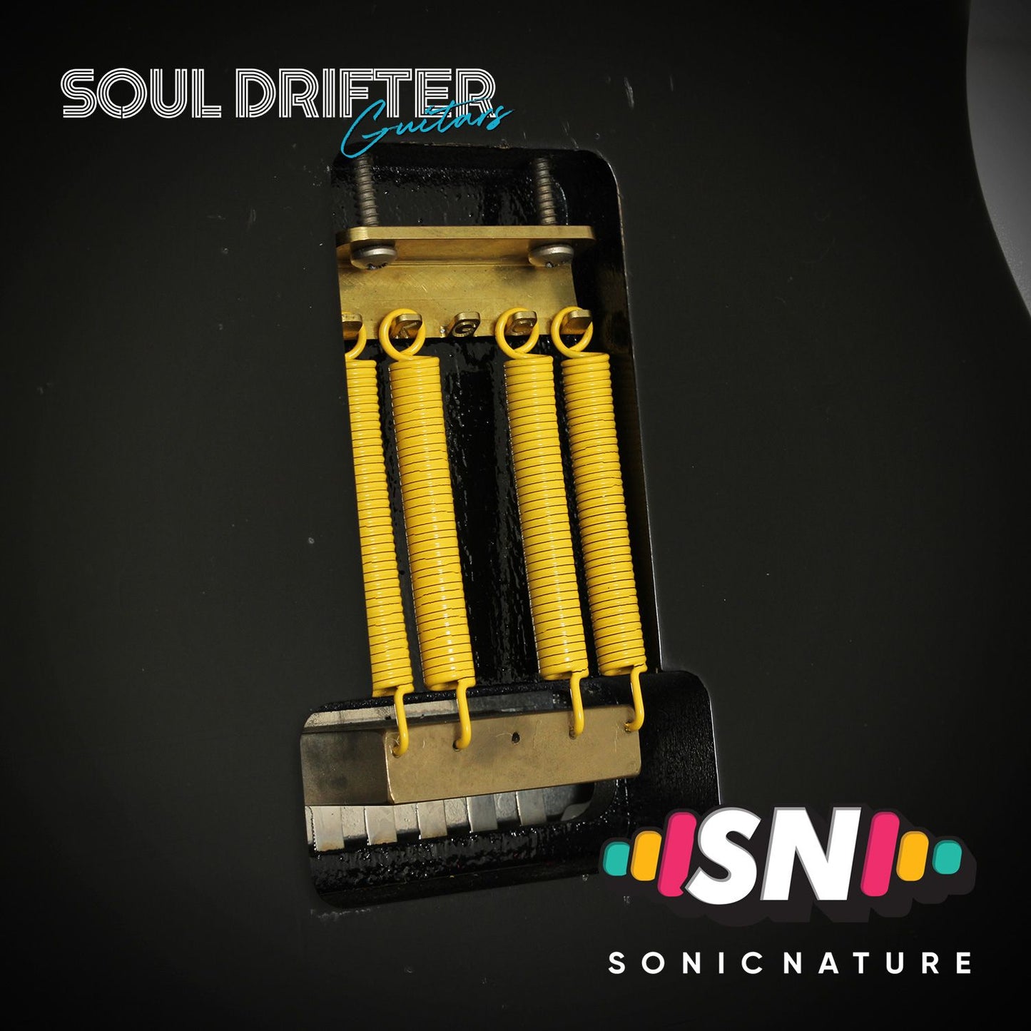 Sonic Nature NO-NOISE Tremolo Springs and Brass Claw Pack - Yellow