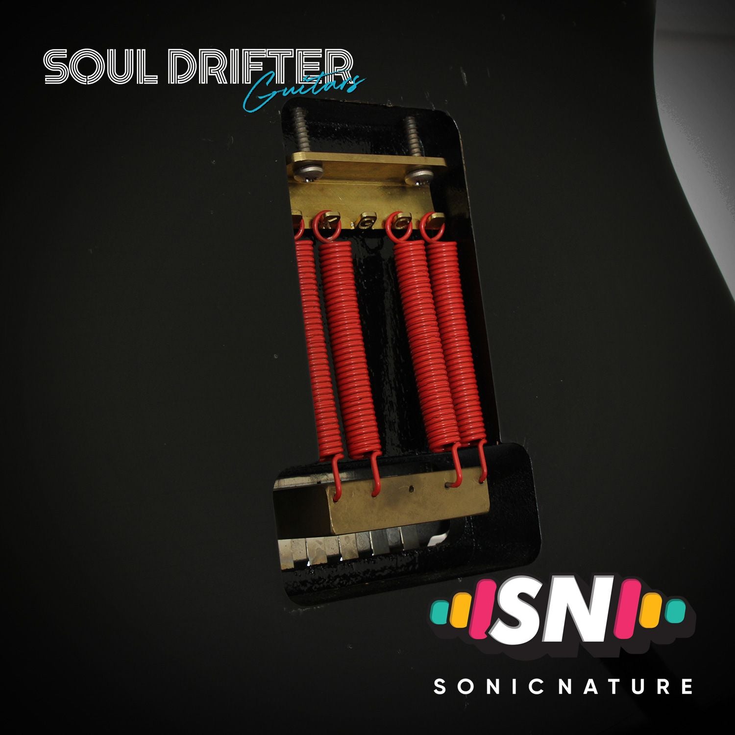 Sonic Nature NO-NOISE Tremolo Springs and Brass Claw Pack - Red