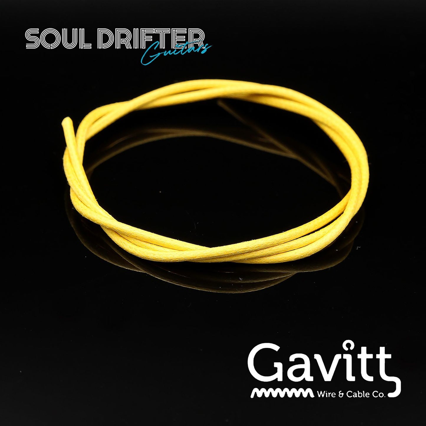 Gavitt Wire 7-Strand 22 AWG Electric Guitar Wire - Yellow (Select Length)