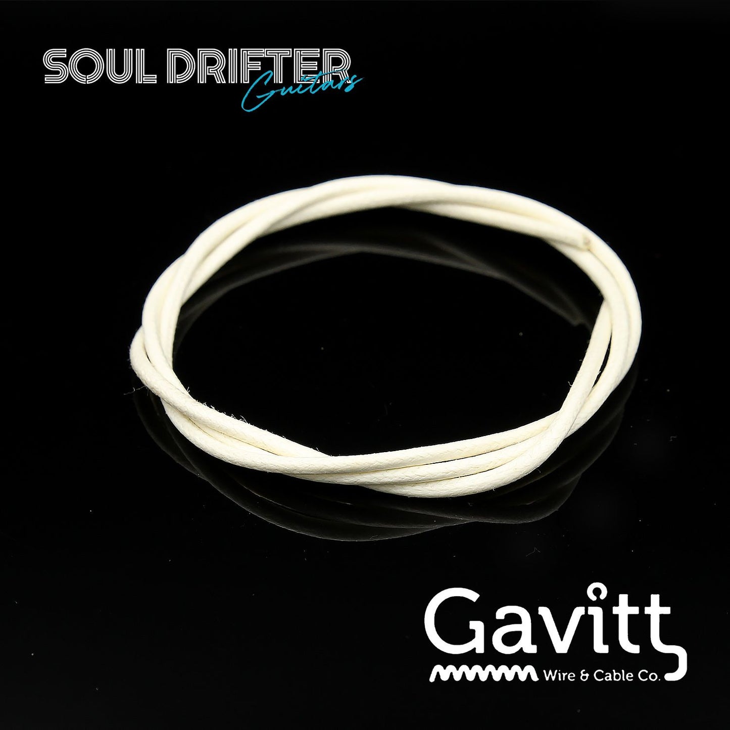 Gavitt Wire 7-Strand 22 AWG Electric Guitar Wire - White (Select Length)