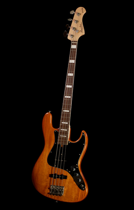 Bacchus Japan Craft Series Jazz Bass Walnut Natural WL4