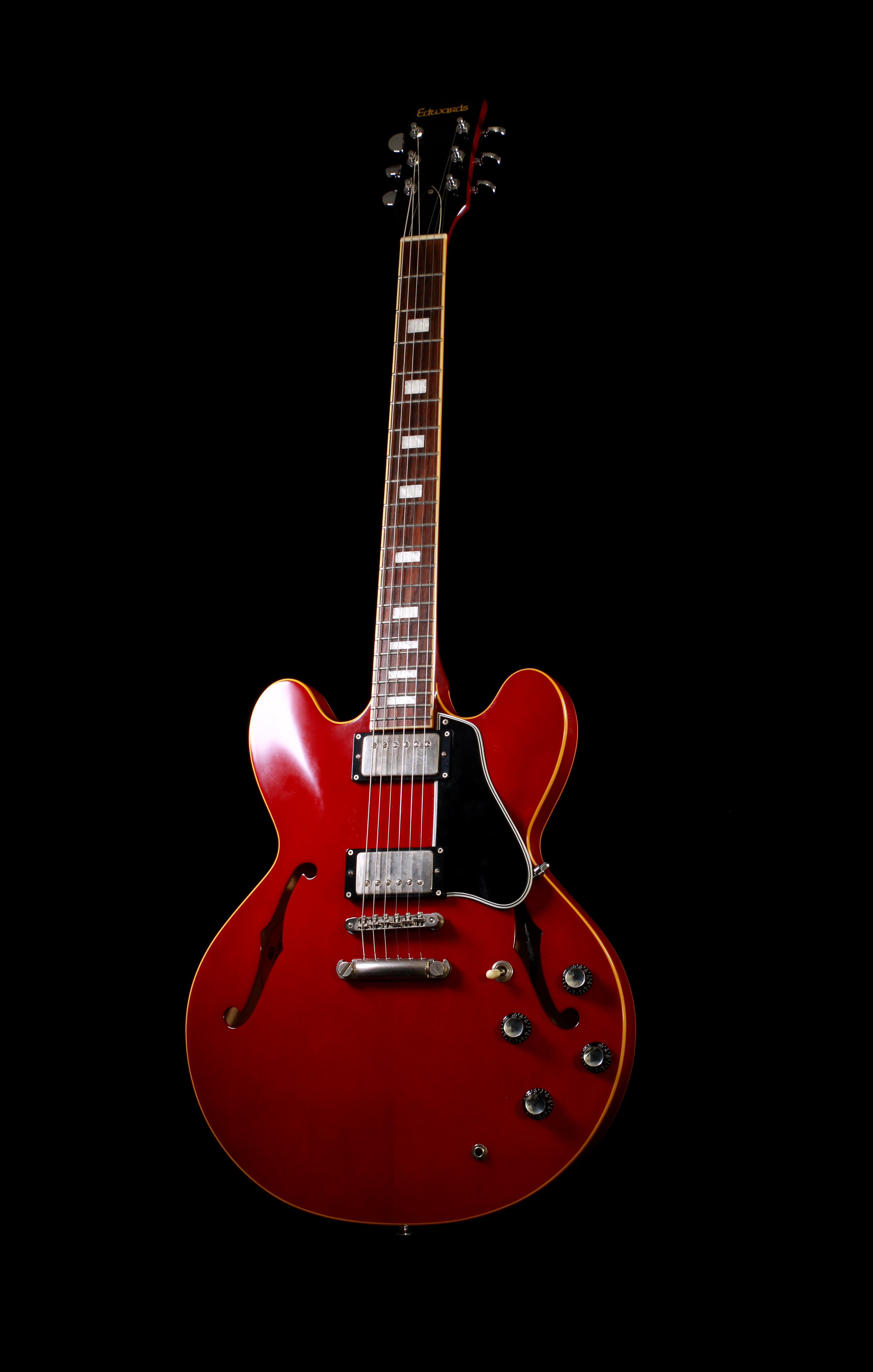 Edwards by ESP E-SA-125 LTS ES-335 Cherry – Soul Drifter Guitars