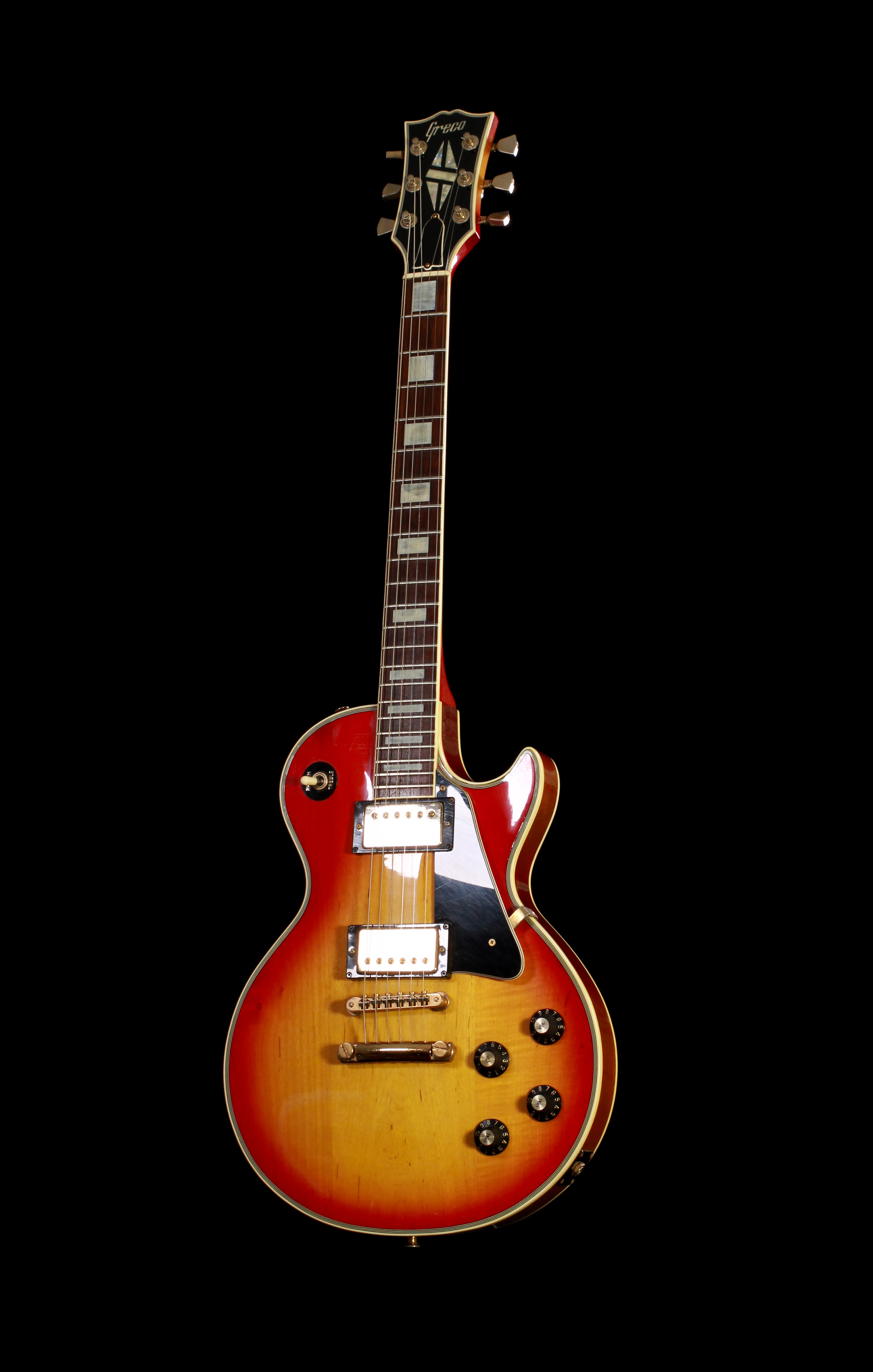 Greco EG-500 Cherry Sunburst (LP Custom Lawsuit)