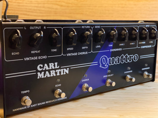 Carl Martin Quattro (Compressor, Overdrive, Chorus, Delay)