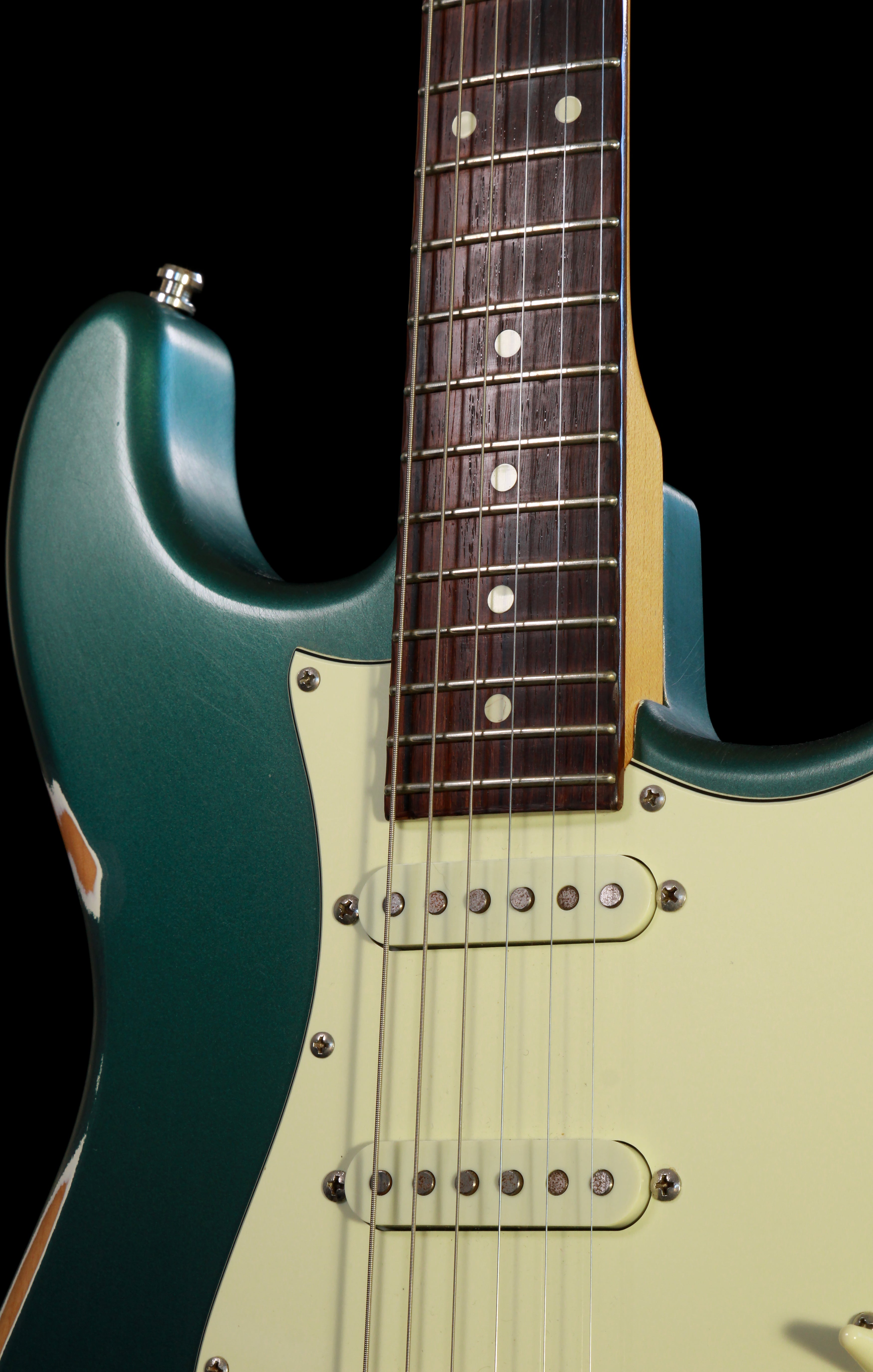 Momose MST1-STD/M Relic Strat Sherwood Green – Soul Drifter Guitars