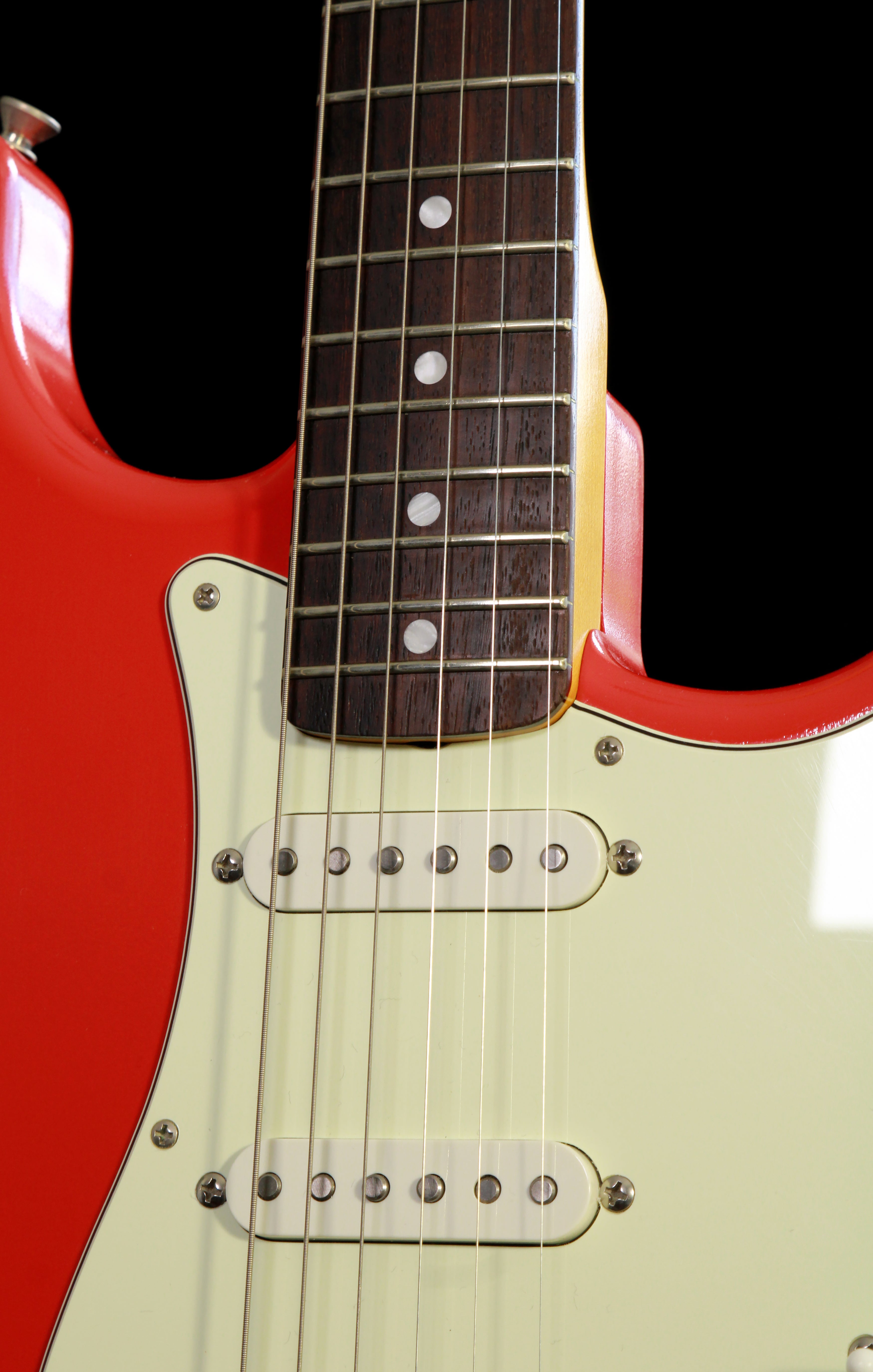 Van Zandt Vanzandt STV-70R Strat Fiesta Red – Soul Drifter Guitars