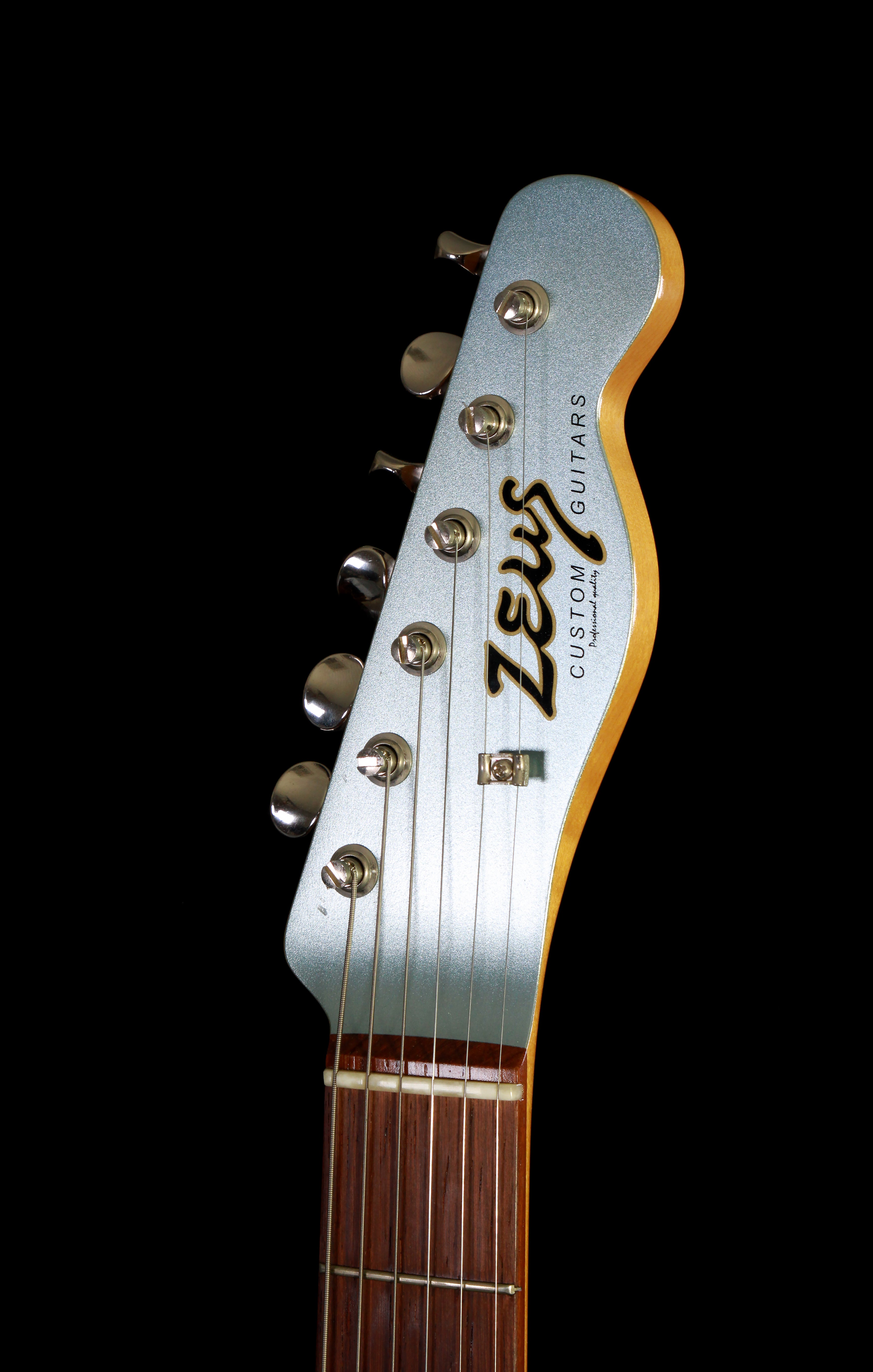 Zeus Custom Guitars Telecaster ZTL-CTM Ice Blue Roswell P-90 Neck